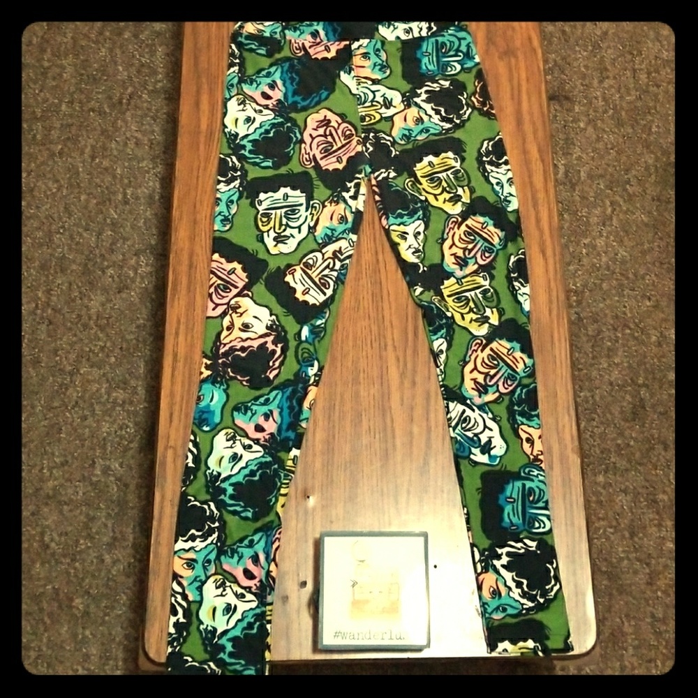 Frankenstein and his bride leggings